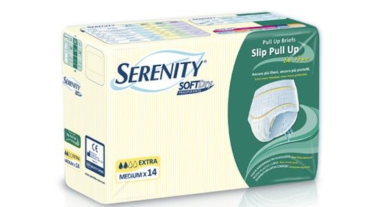 Serenity Pull-Up Brief (Soft Dry) M 14 pcs