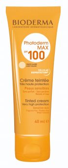 Bioderma Photoderm MAX Cream SPF 100 Sunscreen Cream Golden Light Tint Normal To Dry Sensitive Skin 40ml