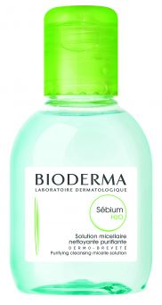 Bioderma Sebium H2O Purifying Cleansing Micellar Water Make-Up Remover Combination to Oily Skin 100ml