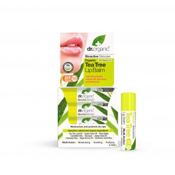 Dr Organic Tea Tree Lip Balm