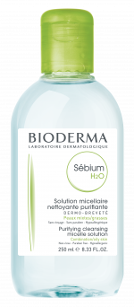Bioderma Sebium H2O Purifying Cleansing Micellar Water Make-Up Remover Combination to Oily Skin 250ml