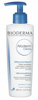 Bioderma Atoderm Creme Ultra-Nourishing Cream Normal to Sensitive Dry Skin 200ml