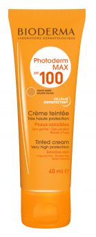 Bioderma Photoderm MAX Cream SPF 100 Sunscreen Cream Golden Dark Tint Normal to Dry Sensitive Skin 40ml