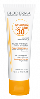 Bioderma Photoderm AKN Mat SPF 30 Matifying anti-blemish sunscreen combination acne-prone skin
