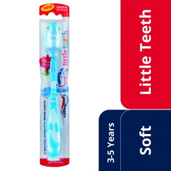 Aquafresh Little Teeth Toothbrush for Kids (3-5 years), Soft