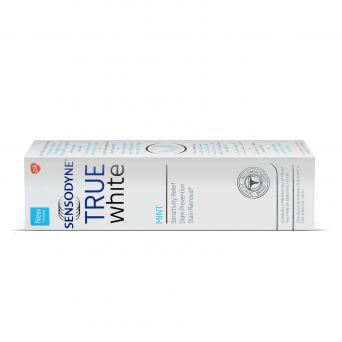 Sensodyne True White Mint Toothpaste, 75ml