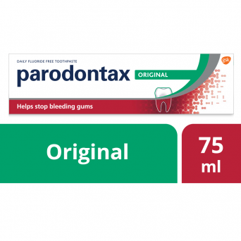 Parodontax Original Toothpaste for Bleeding Gums, 75ml