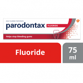 Parodontax Fluoride Toothpaste for Bleeding Gums, 75ml