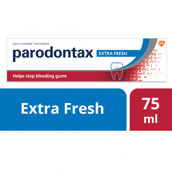 Parodontax Extra Fresh Toothpaste for Bleeding Gums, 75ml