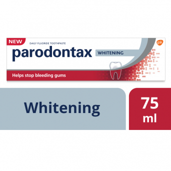 Parodontax Whitening Toothpaste for Bleeding Gums, 75ml