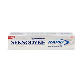 Sensodyne Rapid Action Whitening Toothpaste, 75 ml