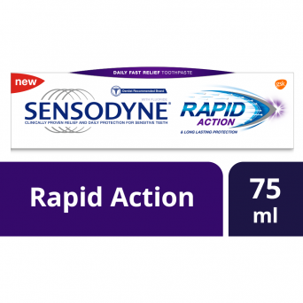 Sensodyne Rapid Action Toothpaste, 75 ml