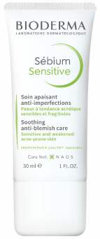 Bioderma Sebium Sensitive Soothing moisturising anti-blemish cream acne-prone skin