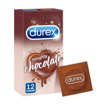 Durex Chocolate Flavored Condoms - Pack of 12