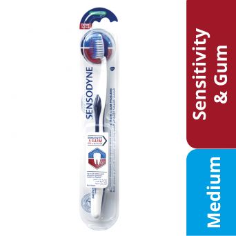 Sensodyne Sensitivity & Gum, Toothbrush, Medium