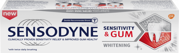 Sensodyne Sensitivity & Gum Whitening Toothpaste, 75 ml