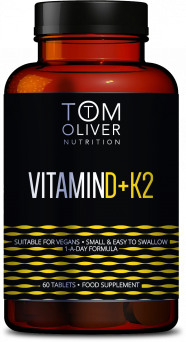Tom Oliver Vitamin D + K2 60's