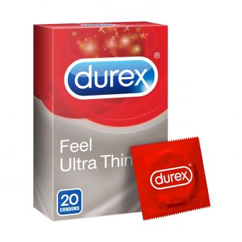 Durex Feel Thin Ultra Condoms - Pack of 20