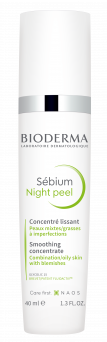 Bioderma Sebium Night peel Smoothing concentrate gel for Combination to oily skin