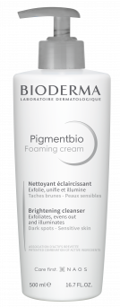 Bioderma Pigmentbio Foaming Cream Brightening exfoliating cleanser for brightened skin 500ml