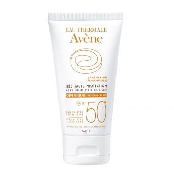Avene Very High Protection Mineral Cream Spf 50+ 50ml, sun screen, sun protection, sun block