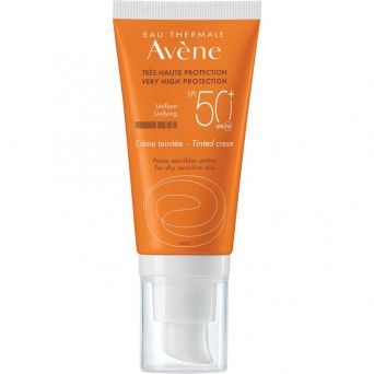 Avene Very High Protection Dark Tinted Cream Spf 50+ 50ml, sunscreen, sun protection