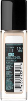 Maybelline New York Fit Me Matte And Poreless Foundation 110 Porcelain
