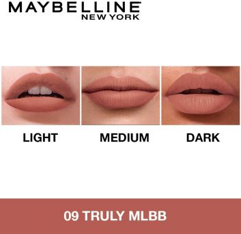 Maybelline Sensational Liquid Matte Lipstick 09 Truly Mlbb