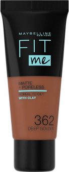 Maybelline New York Fit Me Matte & Poreless Foundation 362 Deep Golden