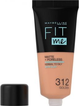 Maybelline New York Fit Me Matte & Poreless Foundation 312 Golden