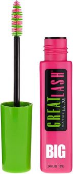 Maybelline New York Great Lash Mascara, Blackest Black