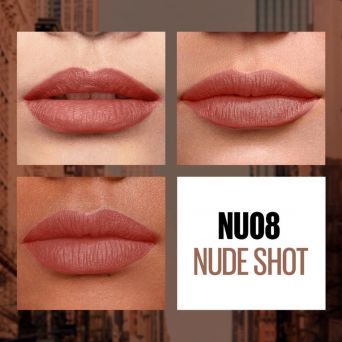 Maybelline Sensational Liquid Matte Lipstick 08 Nude Shot