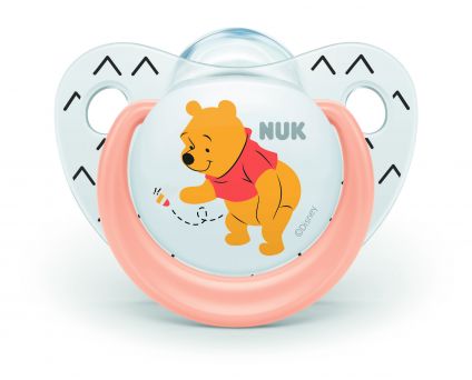 Nuk Disney Winnie the Pooh Trendline Silicone Soother 0-6M, 2's