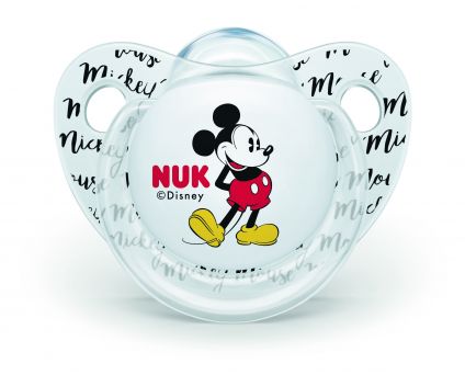 Nuk Disney Mickey Trendline Silcone Soother, 0-6M - 2's