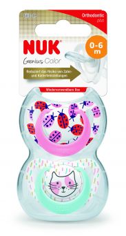 Nuk Genius Soother 6-18M, 2's