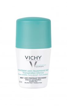 Vichy Deodorant 48H Intensive Anti-Perspirant Treatment Roll-On 50ml