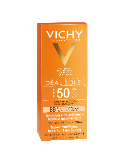 Vichy Ideal Soleil BB Tinted Mattifying Face Fluid Dry Touch SPF50 50ml