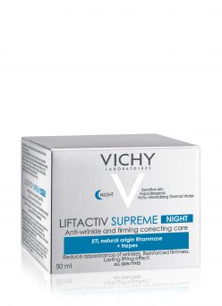 Vichy LiftActiv Supreme Night Cream Anti-Wrinkle Face Moisturizer 50ml