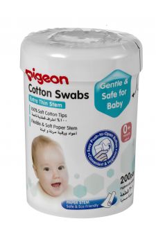 Pigeon Cotton Swabs Soft Paper Stem 200's