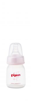 Pigeon Plastic Feeding Bottle 50ml (White Cap)