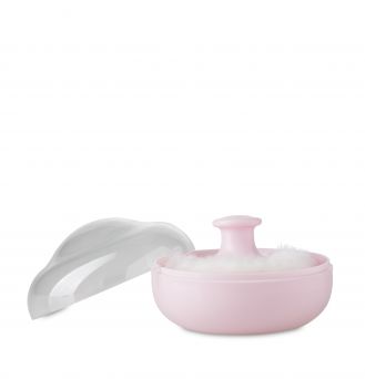 Pigeon Powder Puff With Case (Pink)