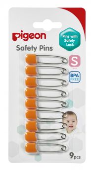 Pigeon Safety Pins Small 9 pcs/card
