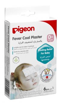 Pigeon Fever Cool Plaster For Baby's Forehead 6pcs