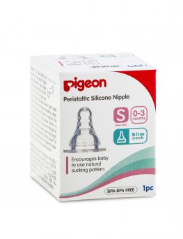 Pigeon Peristaltic Nipple (S)2Pcs Blister