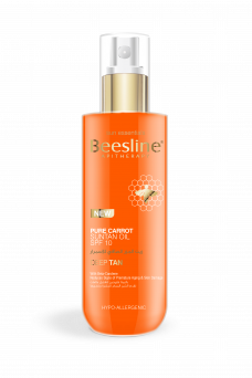 Beesline Pure Carrot Suntan Oil 200ml SPF10