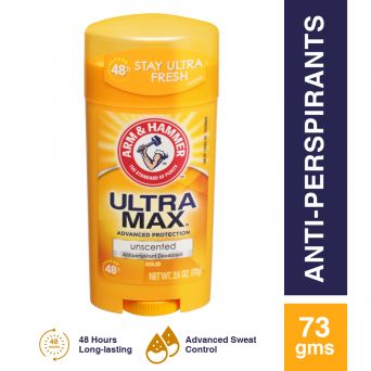 Arm & Hammer Ultra Max Unscented Deodorant 73gr