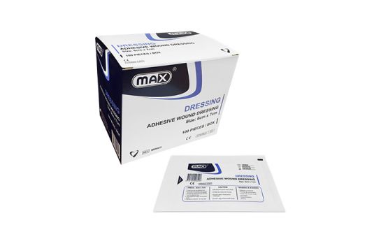 Max Wound Adhesive Dressing 6cm x 7cm, 100pcs