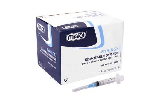 Max Syringes 3ml, 100pcs