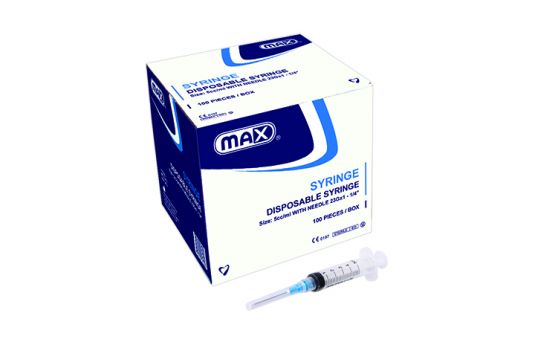 Max Syringes 5ml, 100pcs