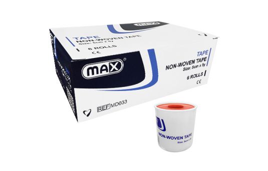 Max Non Woven Surgical Tape 5cm x 5y